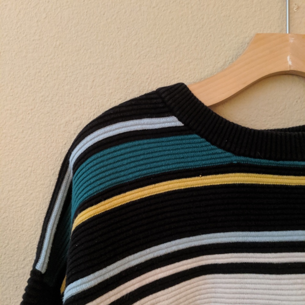 Super Cozy Striped Ribbed Sweater - Picture 3 of 4